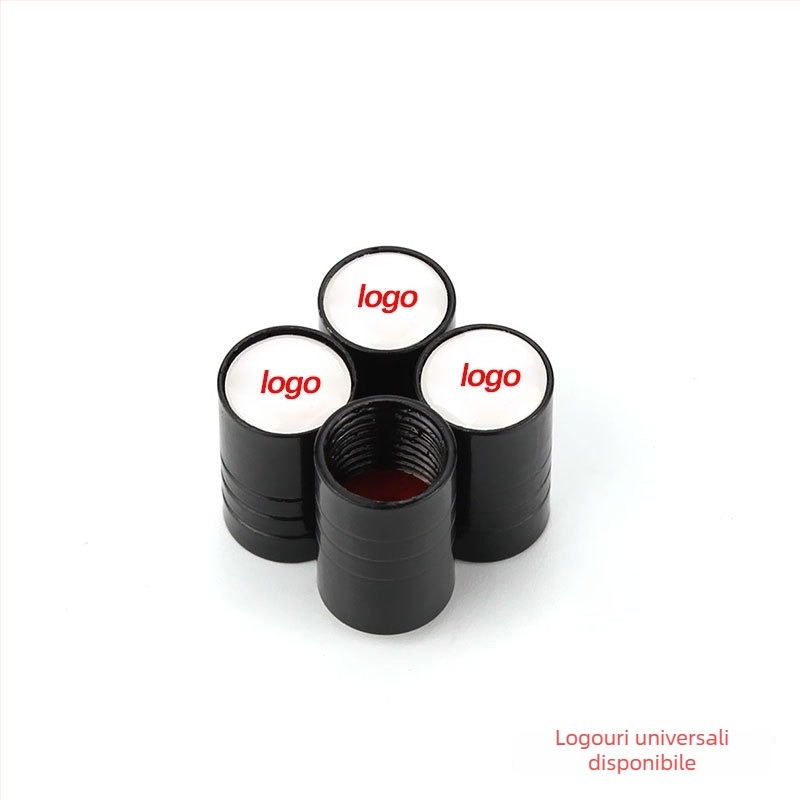 Capac de valvă pentru anvelope tubeless, cu siglă, din cupru, tijă a valvei extinsă