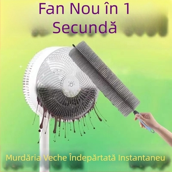 Perie de praf cu mâner flexibil, construcție din plastic, multifuncțională pentru curățarea cusăturilor