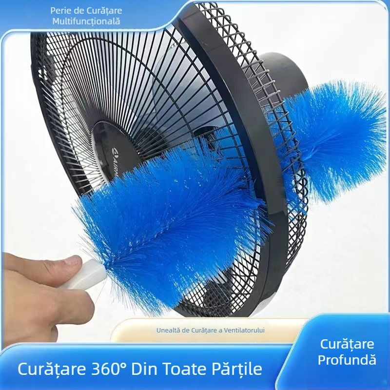 Perie de praf cu mâner flexibil, construcție din plastic, multifuncțională pentru curățarea cusăturilor