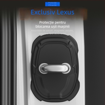 Pad de protecție din silicon pentru încuietoarea ușii Lexus, bandă amortizantă anti-coliziune, compatibilă cu toate seriile
