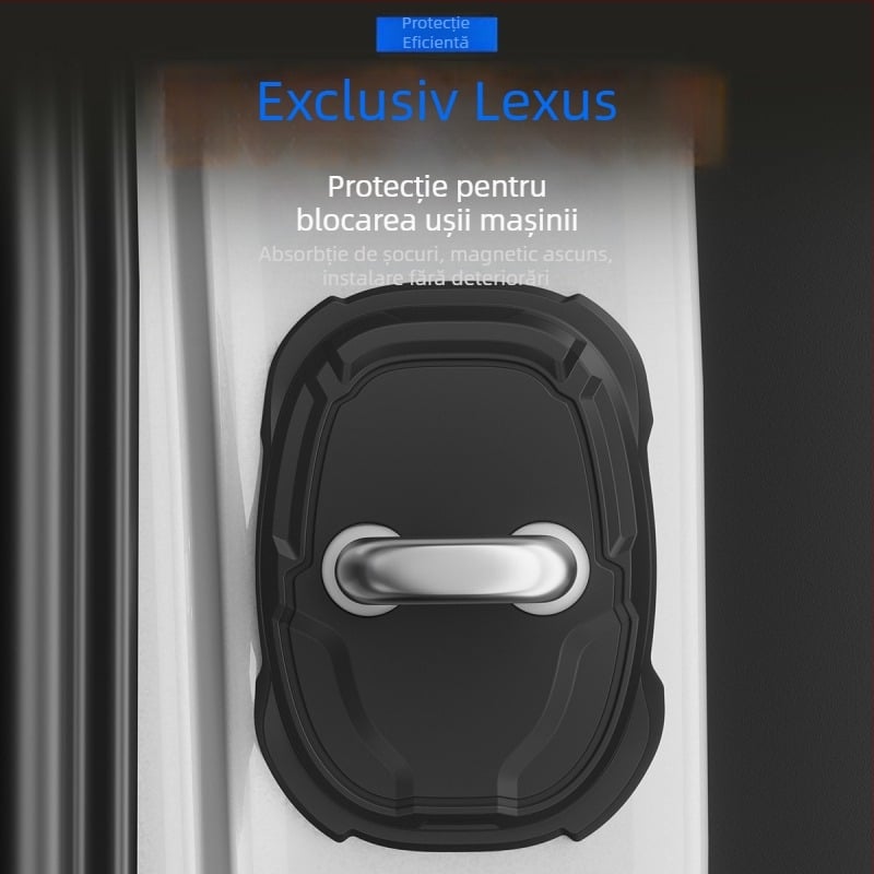 Pad de protecție din silicon pentru încuietoarea ușii Lexus, bandă amortizantă anti-coliziune, compatibilă cu toate seriile