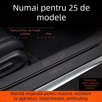 Benzi de prag pentru ușă Seagull – piele, protecție anti-coliziune, autocolante de protecție pentru prag