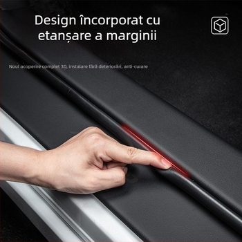 Benzi de prag pentru ușă Seagull – piele, protecție anti-coliziune, autocolante de protecție pentru prag