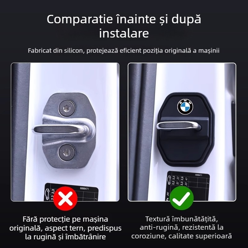 Capac de protecție a încuietorii ușii pentru BMW Seria 5/7 cu tampon amortizor – Baili