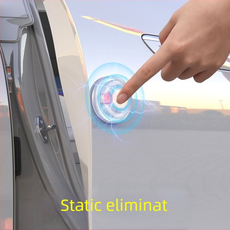 Dispozitiv eliminare electricitate statică pentru ușa mașinii – silicon, model universal, pernă amortizoare pentru ușă