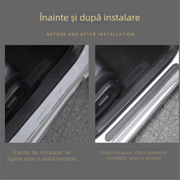 Bandă anti-coliziune pentru praguri auto | Material cauciuc | Personalizare disponibilă | Origine: Guangzhou | Compatibilitate generală