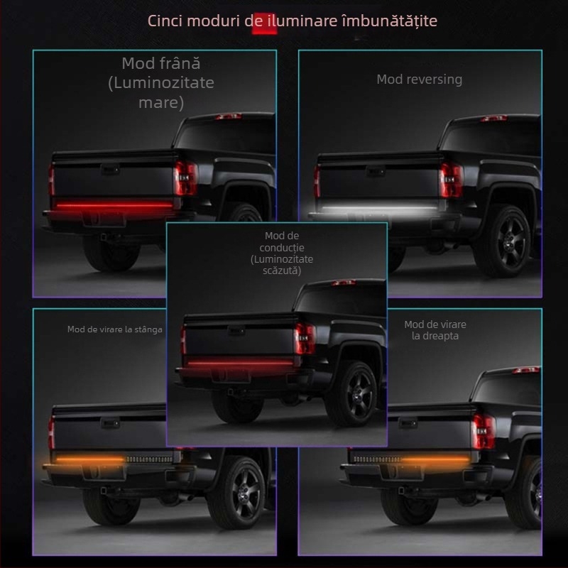 Lumină LED spate pentru pickup | WINDOWS | model Pickup Trunk Light Strip, PVC+LED