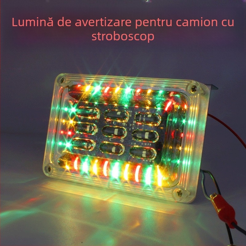 Lumină LED de avertizare pentru camion - impermeabilă, cu luminozitate înaltă, lampă de avertizare pentru spate, potrivită pentru camioane și remorci, 24V