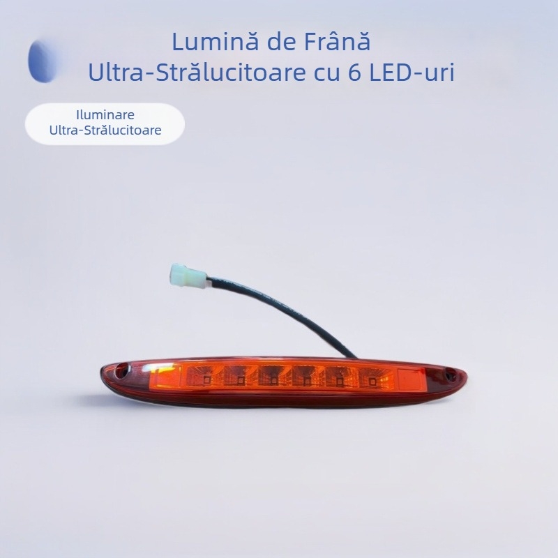 Lampă de frână montată în înălțime pentru tricicluri electrice și vehicule cu patru roți – LED, 12V, compatibil universal, durată de viață 20.000 h