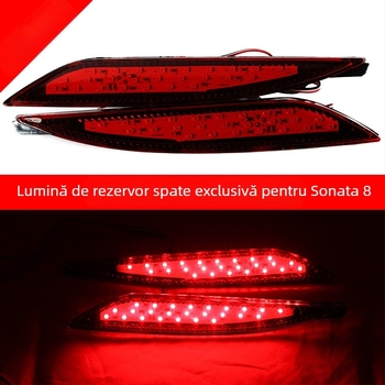Lampa LED spate pentru Hyundai Sonata 2008-2014, 12V, 5W, flux luminos 5000 lm, 6000K, funcție avertizare drum/frână