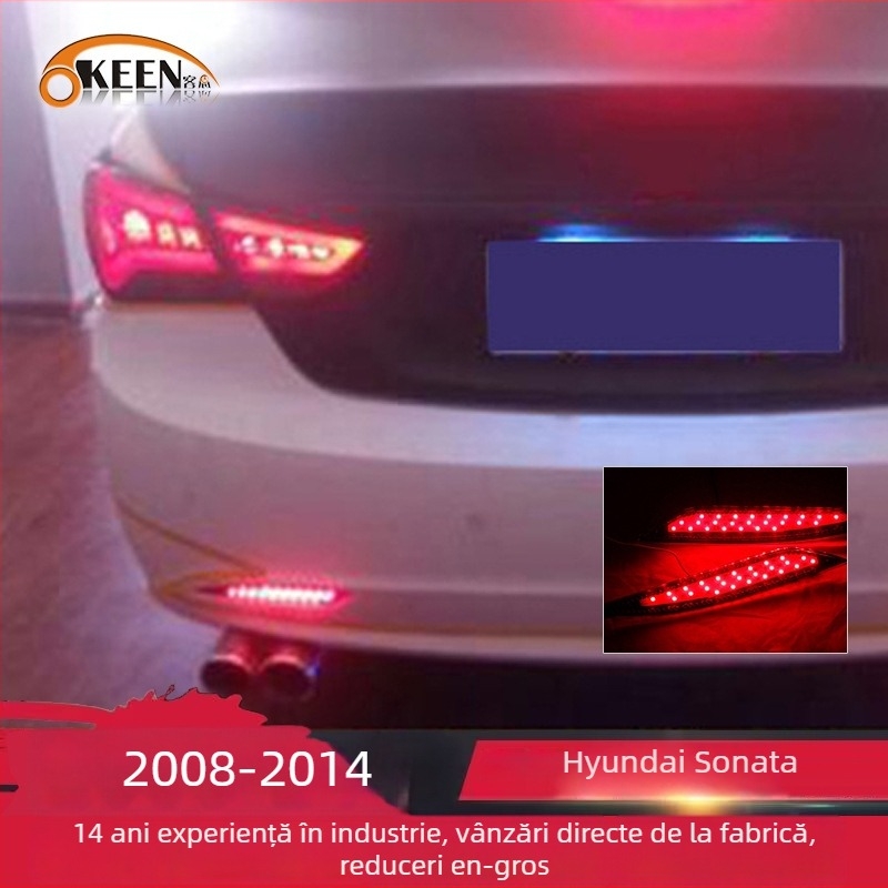 Lampa LED spate pentru Hyundai Sonata 2008-2014, 12V, 5W, flux luminos 5000 lm, 6000K, funcție avertizare drum/frână