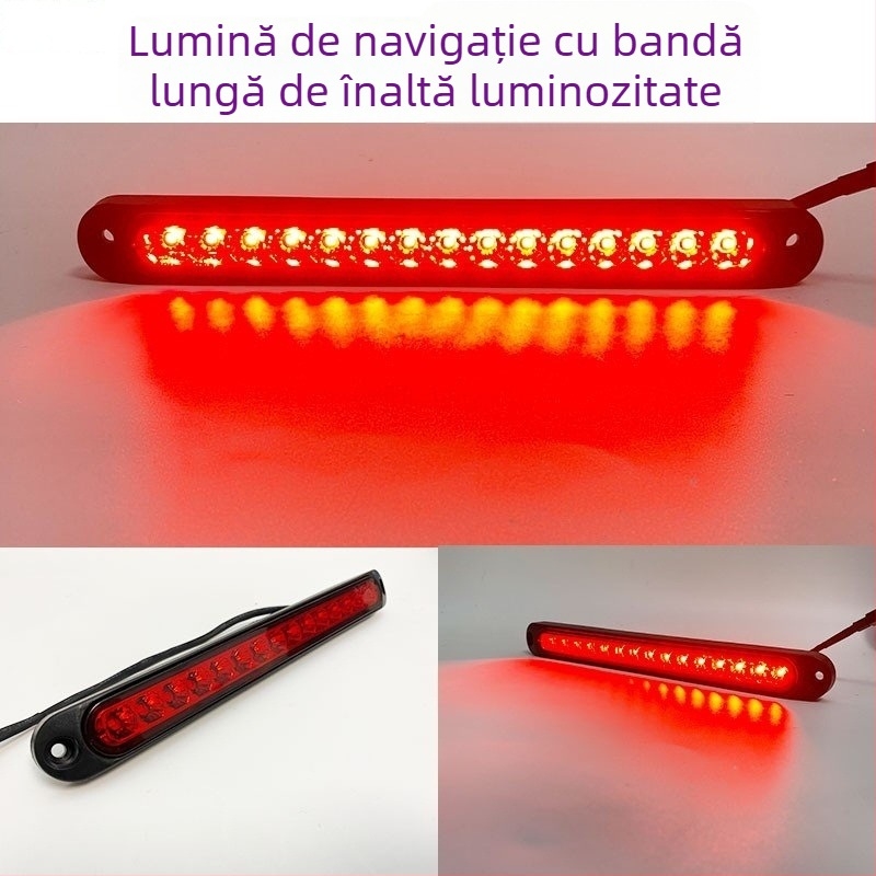 Lumina LED pentru spate HY-084, design lung de bandă impermeabil, 10-30V, durată de viață 50.000 h, compatibil cu camion, remorcă, dubă, mașină de pasageri și RV