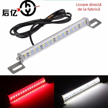Lumină pentru plăcuța de înmatriculare a mașinii (12V, 15W, SMD LED, IP67 rezistent la apă, 100000h viață)