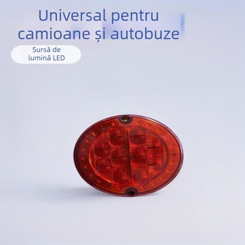 Lumină LED de frână pentru camioane și autobuze, 12/24V, 1W, durată de viață 30000h