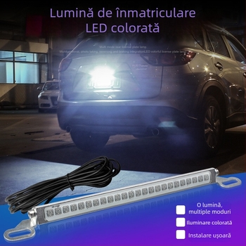 Lumini LED pentru număr, corp din aluminiu, 12V, 10W, durată de viață 50000 h, potrivire universală