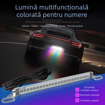 Lumini LED pentru număr, corp din aluminiu, 12V, 10W, durată de viață 50000 h, potrivire universală