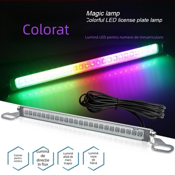 Lumini LED pentru număr, corp din aluminiu, 12V, 10W, durată de viață 50000 h, potrivire universală