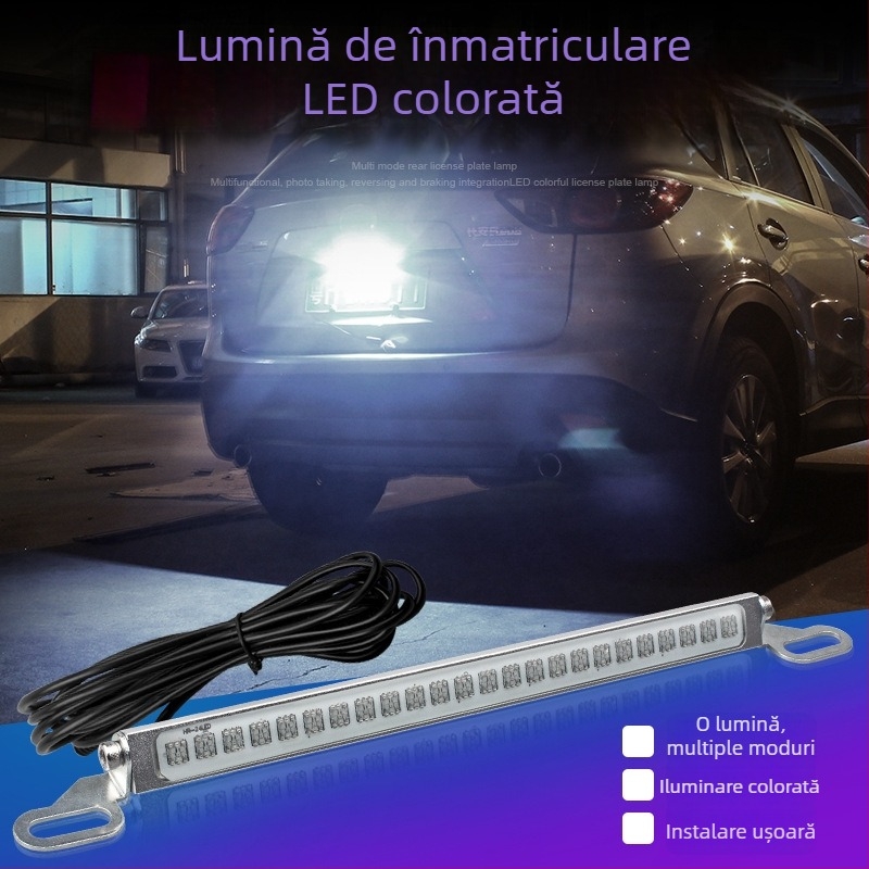 Lumini LED pentru număr, corp din aluminiu, 12V, 10W, durată de viață 50000 h, potrivire universală