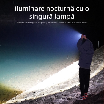 Lumină de lucru COB LED cu încărcare USB, clip magnetic pentru stilou și pointer laser multifuncțional (5W)