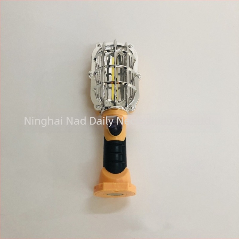 Lampa de lucru COB, lanternă, LED COB de 3W, alimentare cu baterie AA, rotire la 360°, rază 100–200 m, pentru drumeții și camping