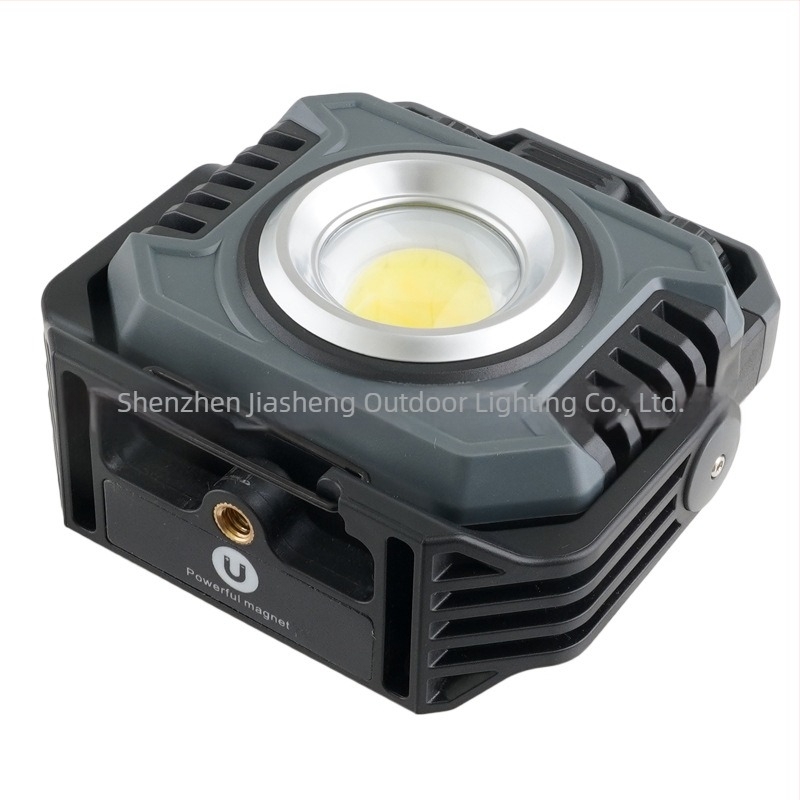 Lampa de lucru COB LED multifuncțională cu încărcare magnetică și încărcare manuală prin acționare, rotire la 360° (5000 mAh, 15 W, COB LED, încărcare manuală prin acționare, 360° rotire)