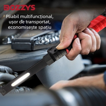 Lampa de lucru LED portabilă WL3, pliabilă, COB, 8W, 5V, flux luminos 650 lm, 5000–7000K