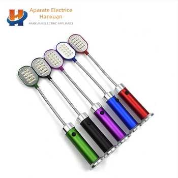 Lanternă LED din aluminiu, baterie uscată 4,5V, 3W, rotire la 360°, pentru camping și pescuit nocturn