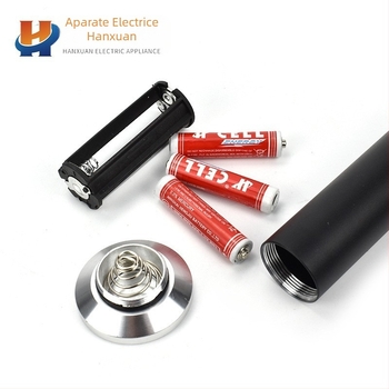 Lanternă LED din aluminiu, baterie uscată 4,5V, 3W, rotire la 360°, pentru camping și pescuit nocturn