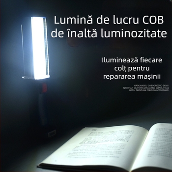Lumină de lucru LED cu magnet, baterie reîncărcabilă 5200mAh, COB LED, 10W