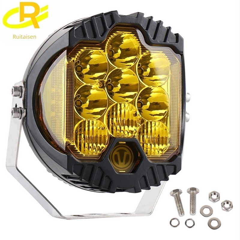 Lumină LED pentru plafonul barei frontale a unui vehicul off-road, 12V, 90W, carcasă din aluminiu+PC, LED 3030, 6500K
