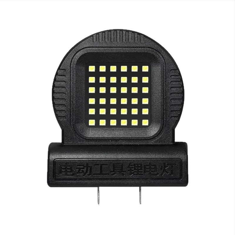 Lampă de lucru portabilă cu baterie litiu LED pentru camping în aer liber și reparații, compatibilă universal cu unelte, 21W LED, 85V, 300mA, 30.000 h, 300 lm