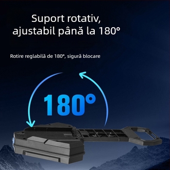 Lumină de lucru pe trepied cu cadru triunghiular, lampă LED de urgență pentru mașină, lampă de inspecție portabilă (CD13, 10W, carcasă ABS)