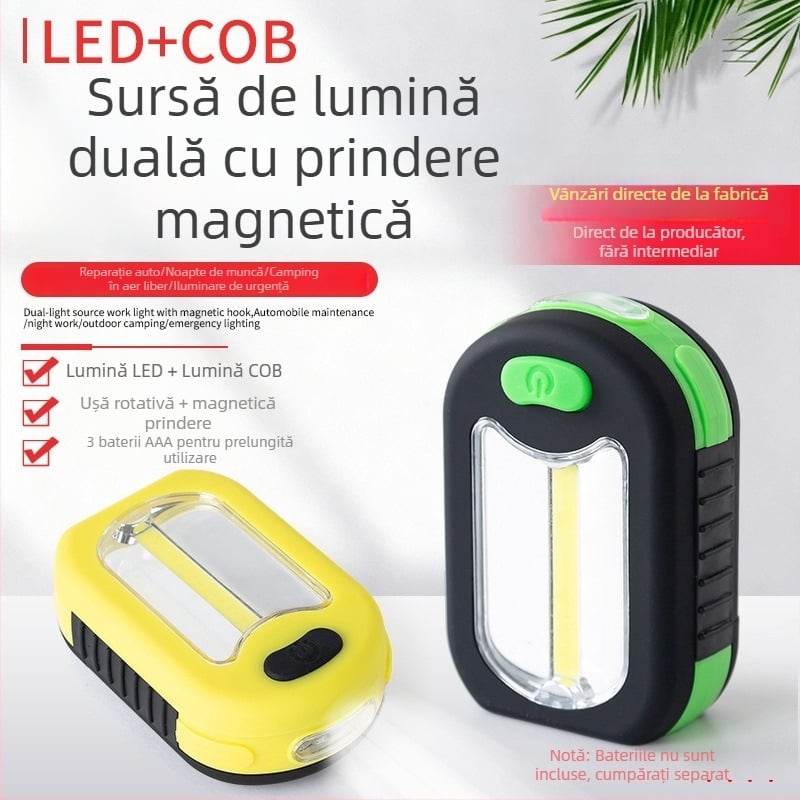 Lumină LED magnetică pentru reparații și camping cu magnet puternic — model Li25120401, brand Other, fără certificare