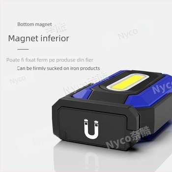 Lampa de lucru LED EF-6001B – birou mic cu cârlig, 400 lm, IPX-3, intensitate luminoasă reglabilă