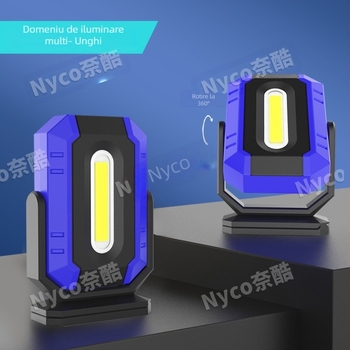 Lampa de lucru LED EF-6001B – birou mic cu cârlig, 400 lm, IPX-3, intensitate luminoasă reglabilă