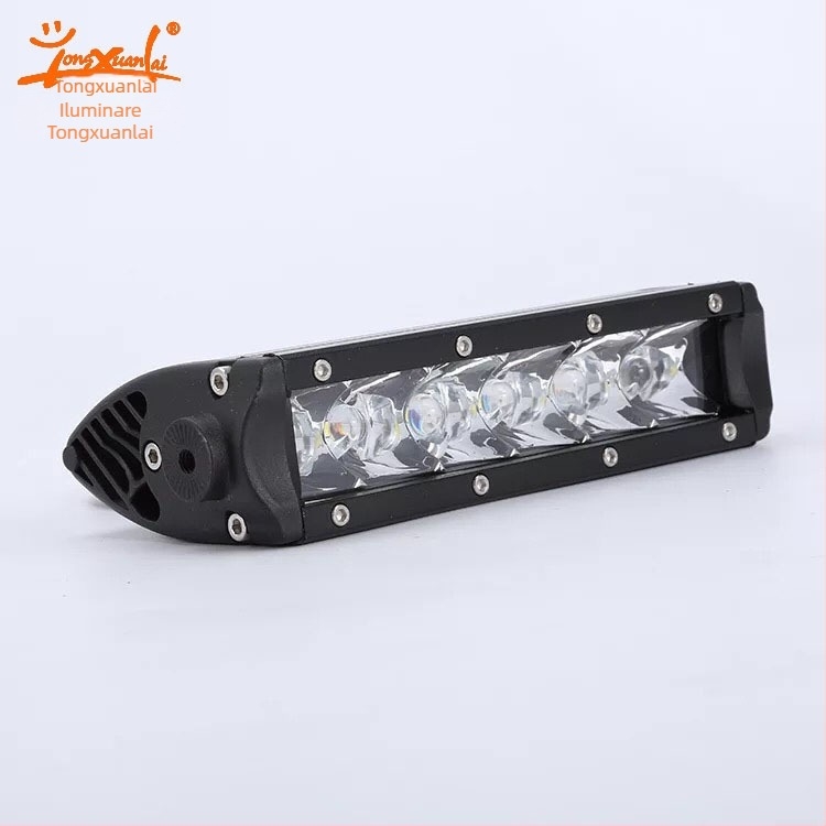 Bandă LED pentru motociclete și vehicule off-road, reflector pe plafon, 30W, 12-30V, durată de viață 50.000 ore, oglindă PMMA din aliaj de aluminiu, sursă LED