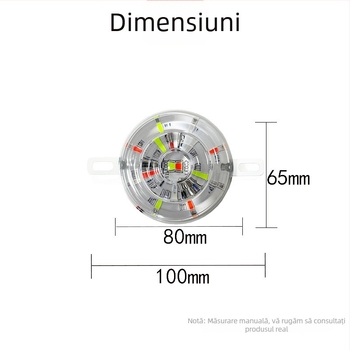 LED mică lampă laterală cu flash, 12-30V, lampă universală pentru camion