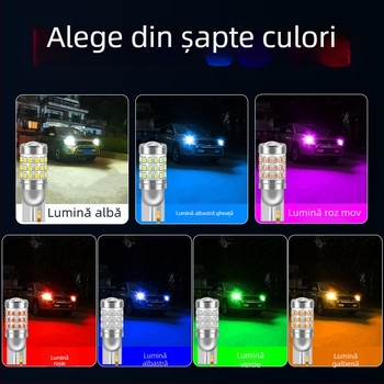 Lumină indicator LED pentru lățimea mașinii, tip T10, 12-24V, 3W, 660 lm, 6500K, LED 2016