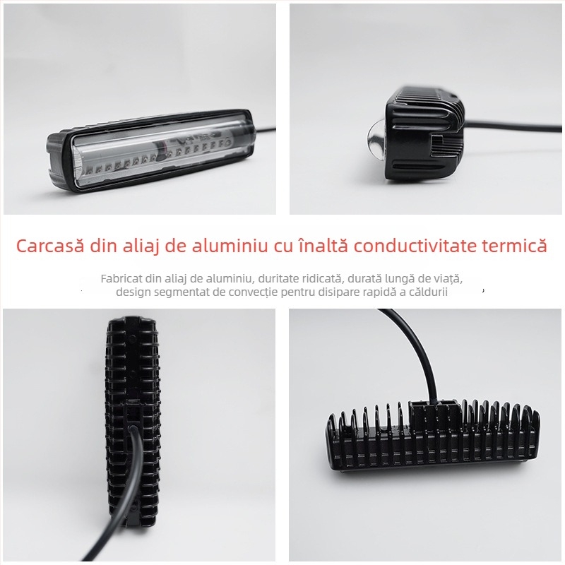 Lampă de avertizare forklift, bandă liniară, LED, 16W, 9-80V, impermeabil