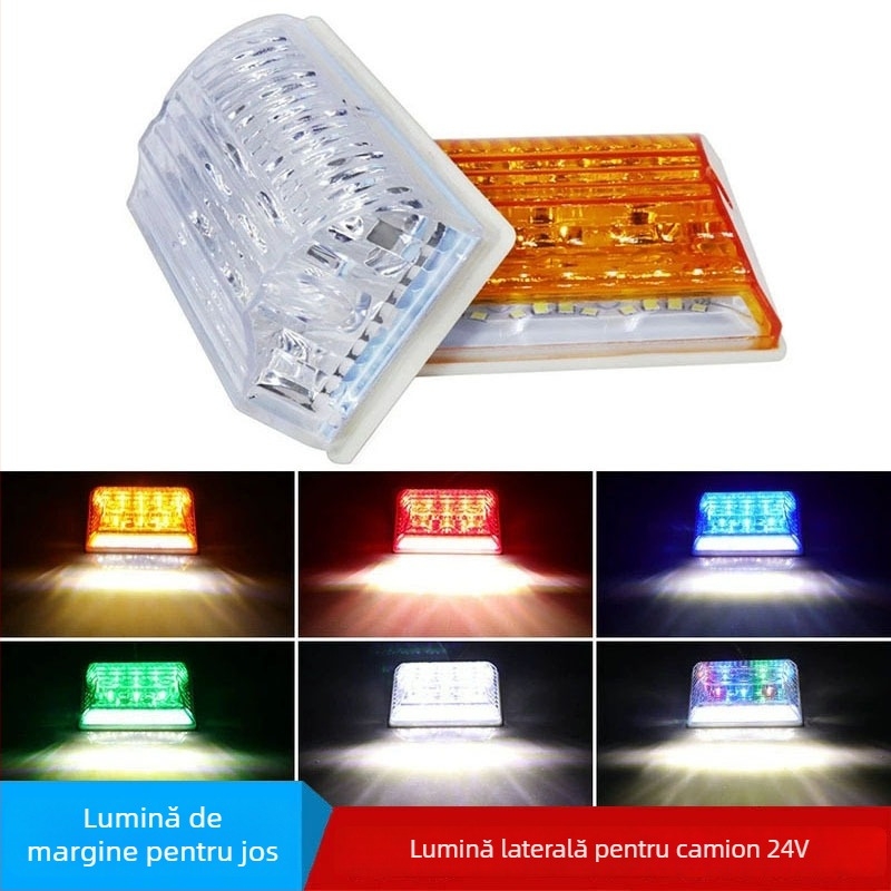 Lumină laterală camion 24V | 3W SMD LED | Rezistent la apă | Durată de viață 50.000 h