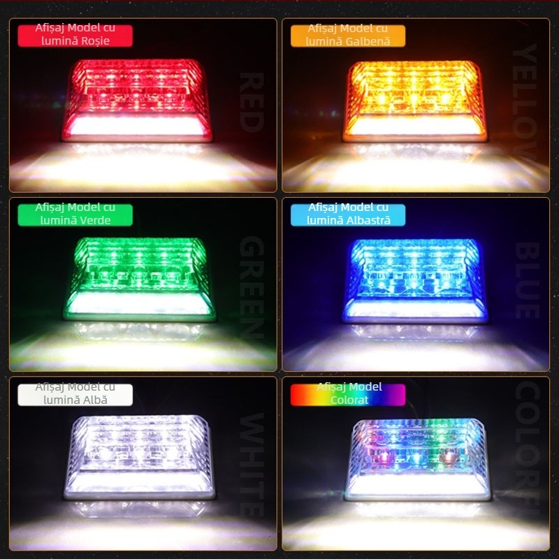 Lumină laterală camion 24V | 3W SMD LED | Rezistent la apă | Durată de viață 50.000 h