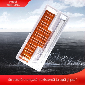 Lumina laterală LED în formă de I pentru camioane și vehicule industriale, 24V, caroserie din plastic, cu șuruburi, model 233262