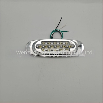 Lumină laterală cu 4 LED pentru camioane – ABS DY-108, 12–24V, semnalizare de marcaj/frână/direcție