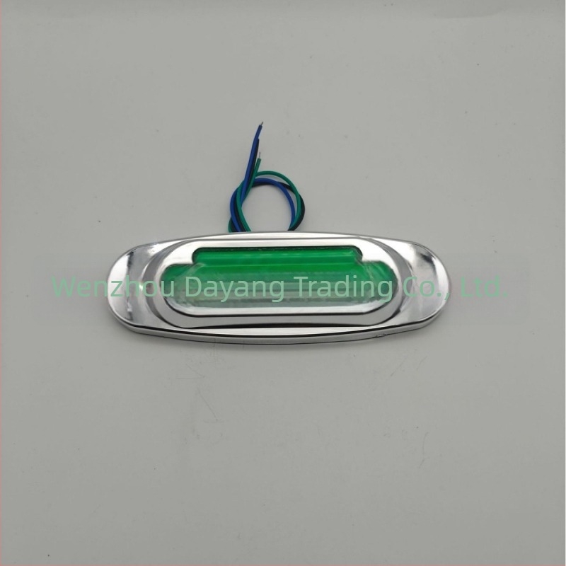 Lumină laterală cu 4 LED pentru camioane – ABS DY-108, 12–24V, semnalizare de marcaj/frână/direcție