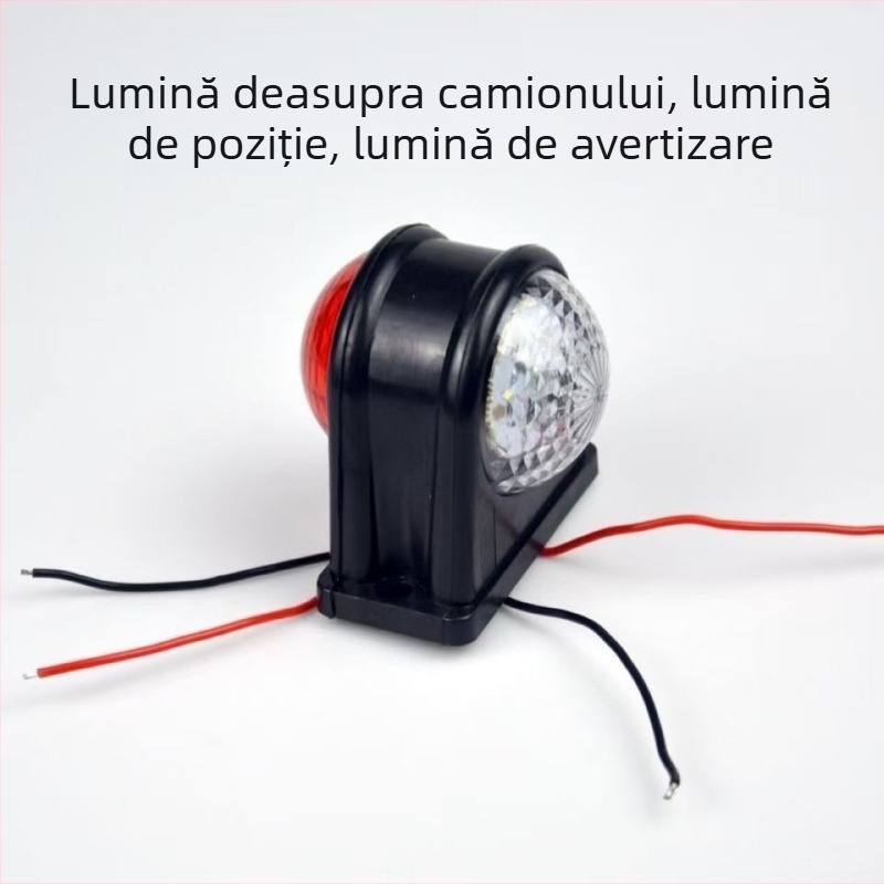 Lampă pentru camion, 12V/24V, carcasă din plastic, personalizabilă, potrivită pentru camioane