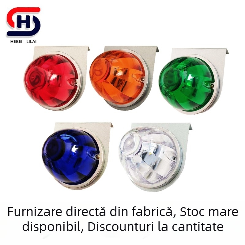 Lumina Watermelon pentru camion – LED semnalizare laterală pentru camioane, 10–30V DC, IP67, 1W, 9.4×7.6 cm, inel din oțel inoxidabil