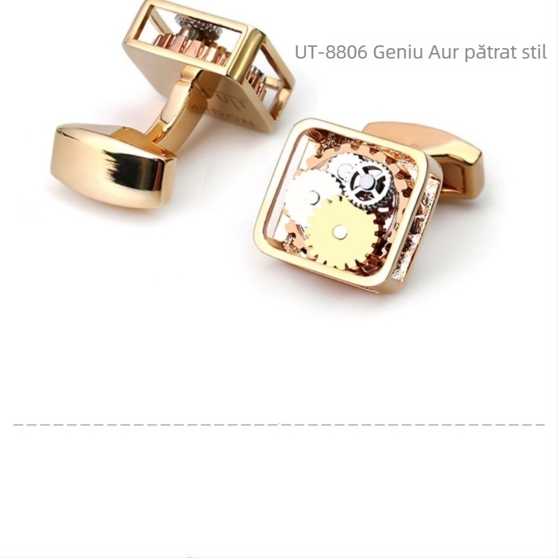 Butoni de mansete din agat, formă constelație, stil coreean, prelucrare cu ulei, primăvara 2025