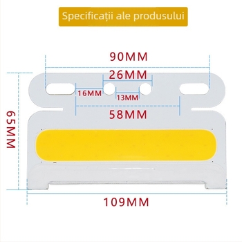 Lumină laterală COB LED pentru camion, impermeabilă 12V/24V, semnal de viraj și far de coadă