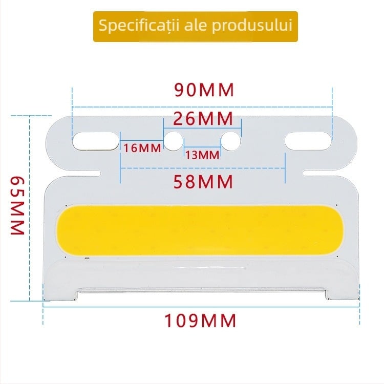 Lumină laterală COB LED pentru camion, impermeabilă 12V/24V, semnal de viraj și far de coadă