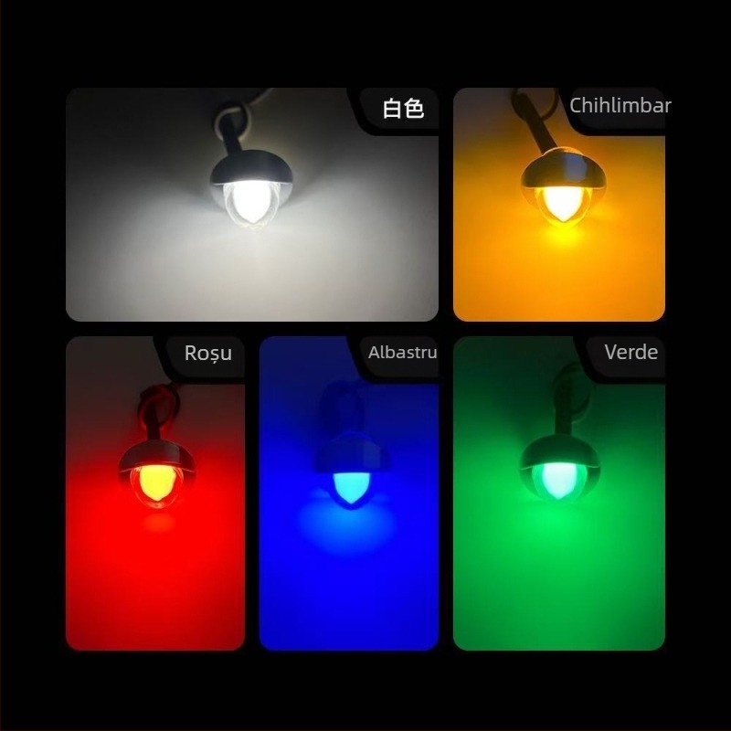 Lumină laterală LED SRK-003 pentru camioane și vanuri, 12–24V, 0,2W, durată de viață 50.000h, construcție PC/silicon/ oțel inoxidabil